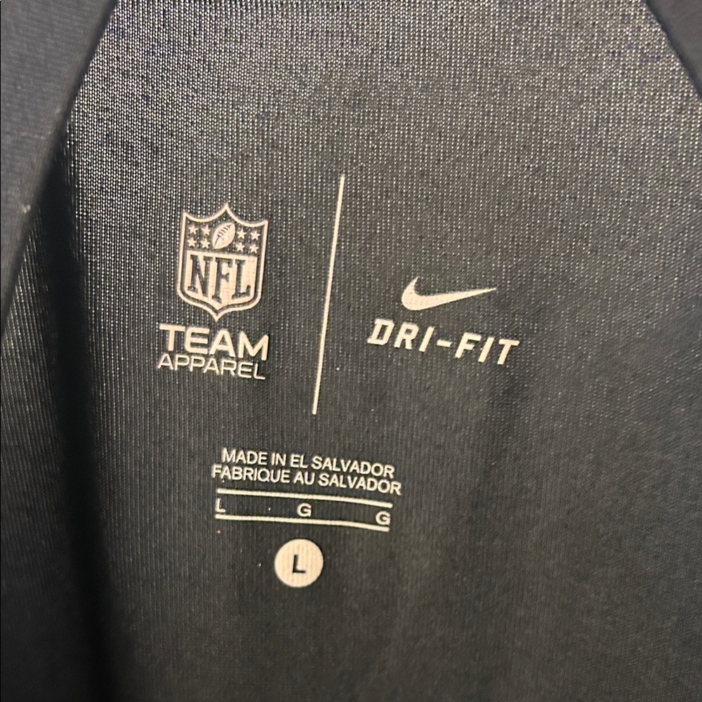 Nike Black T-Shirt with Gold Saints Logo Large - Picture 3 of 3